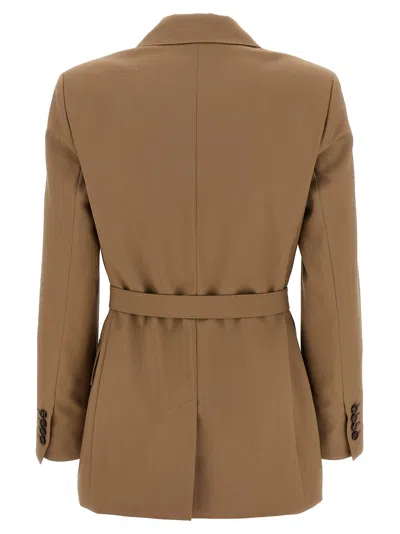 Max Mara Talento Blazer In Brown