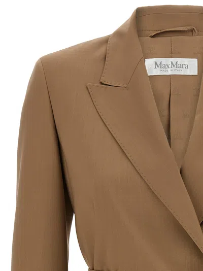 Max Mara Talento Blazer In Brown
