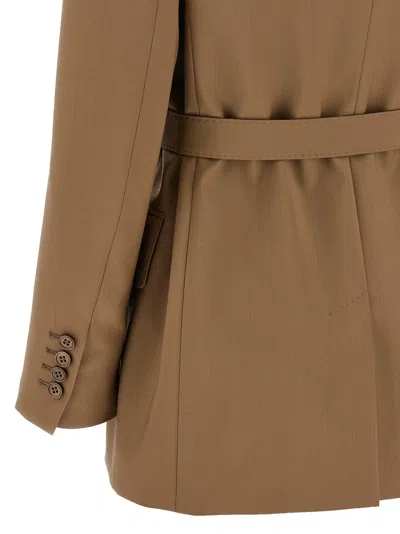 Max Mara Talento Blazer In Brown