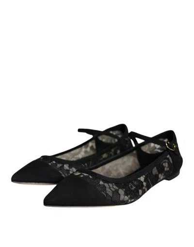 Dolce & Gabbana Bellucci Flat In Black