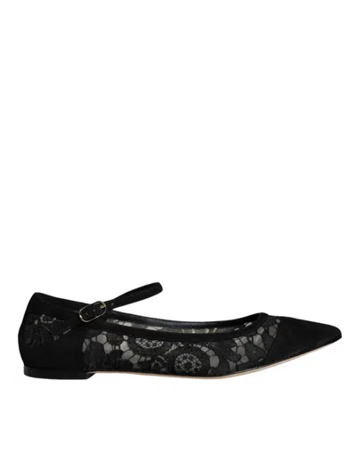 Dolce & Gabbana Bellucci Flat In Black