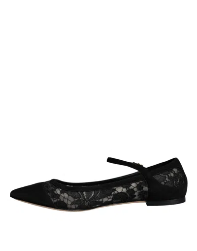 Dolce & Gabbana Bellucci Flat In Black