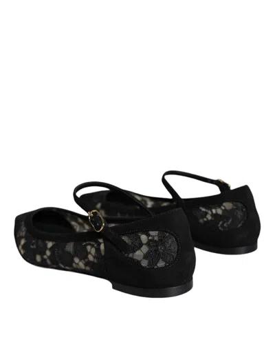 Dolce & Gabbana Bellucci Flat In Black