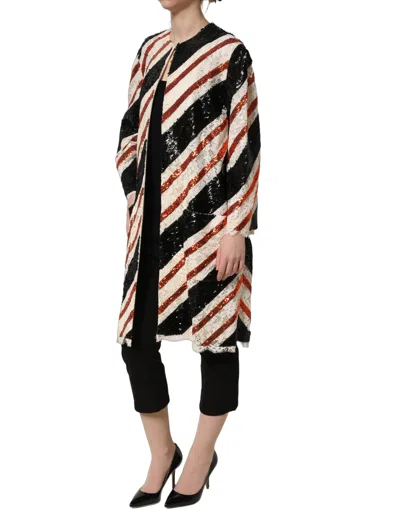 Dolce & Gabbana Duster Coat In Multi