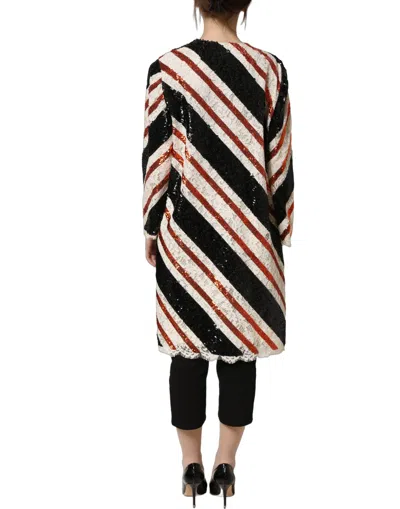 Dolce & Gabbana Duster Coat In Multi