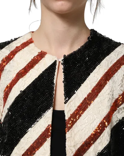 Dolce & Gabbana Duster Coat In Multi