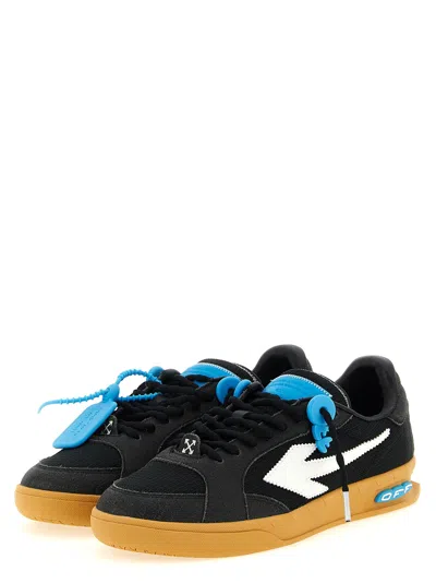 Off-white Black Polyester Athletic Sneakers In Pattern
