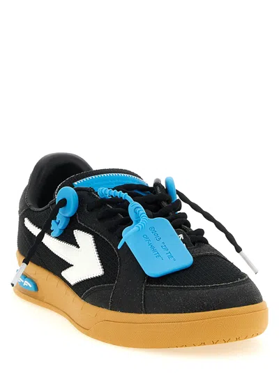 Off-white Black Polyester Athletic Sneakers In Pattern