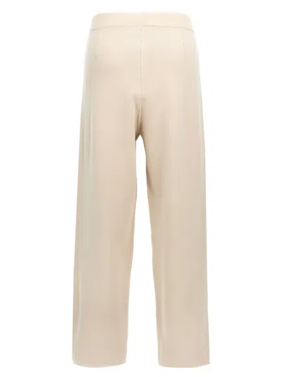 Max Mara Open Drawstring Track Pants In Gold