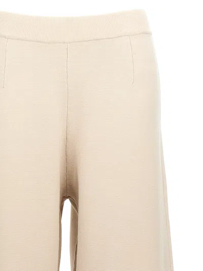 Max Mara Open Drawstring Track Pants In Gold
