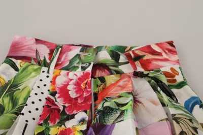 Dolce & Gabbana Patchwork Cotton Shorts In Multi