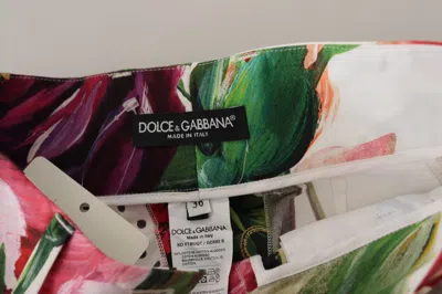 Dolce & Gabbana Patchwork Cotton Shorts In Multi