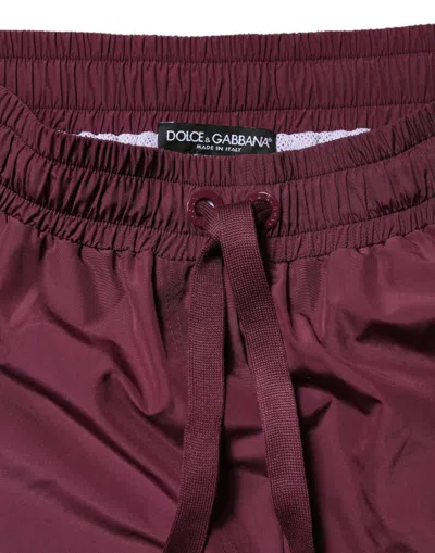 Dolce & Gabbana Colorblock Polyester Joggers In Multi