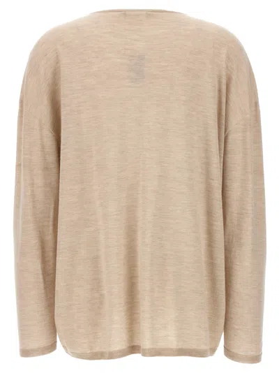 Max Mara Arrow Jersey In Neutral