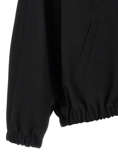 Courrèges Courreges Buckle-collared Bomber Jacket In Black