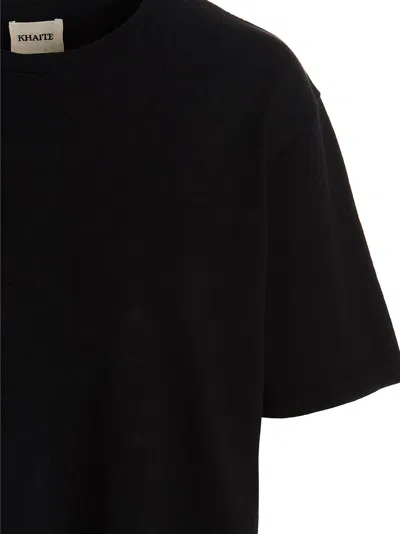 Khaite Black Mae T-shirt In Black