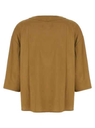 Max Mara Sospiro Blouse In Neutral