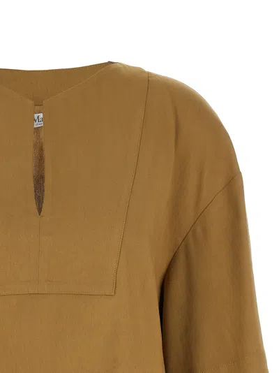 Max Mara Sospiro Blouse In Neutral