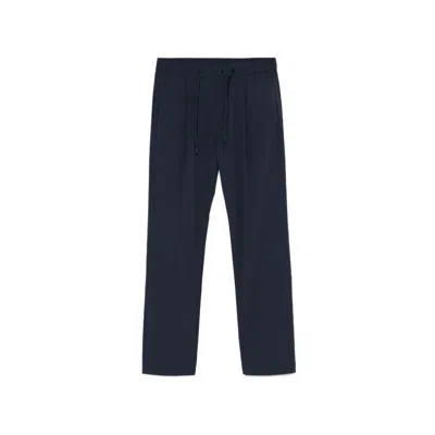 Herno Elastane Stretch Joggers In Blue