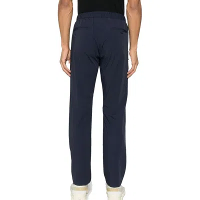 Herno Elastane Stretch Joggers In Blue