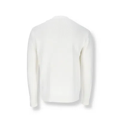 Balmain Logo-embroidered Cotton Sweatshirt In White
