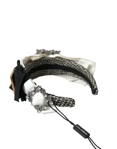 Dolce & Gabbana Crystal Embellished Headband In Multi