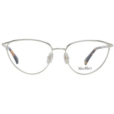 Max Mara Ma-1049486-fbb-845 Cat-eye Metal Eyeglasses In Metallic