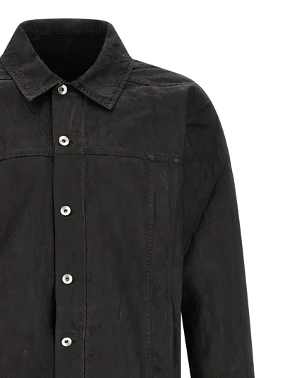 Drkshdw Jumbo Worker Jacket In Black