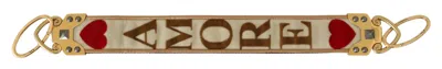 Dolce & Gabbana Shoulder Strap In Gold