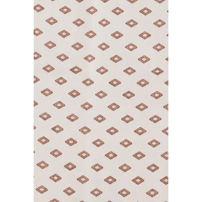 Brunello Cucinelli Silk Diamond-patterned Scarf In White