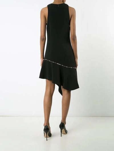 Shop Jonathan Simkhai Pearl Studded Asymmetric Dress