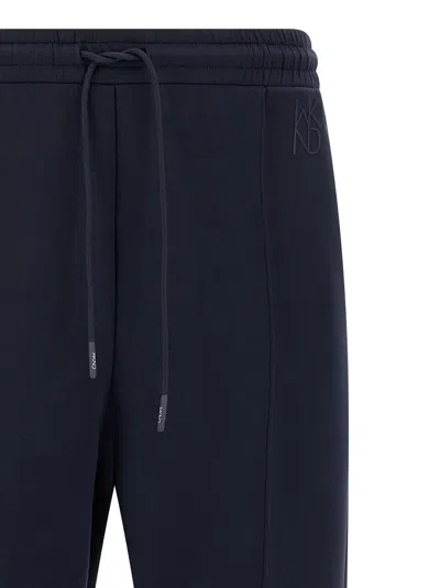 Max Mara Stretch Modal Joggers In Blue