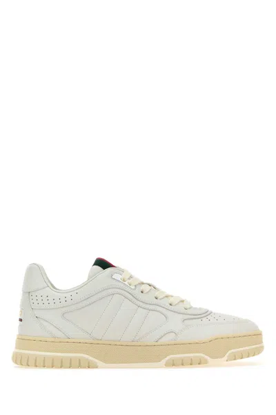 Gucci Interlocking G Web-detailed Sneaker In White