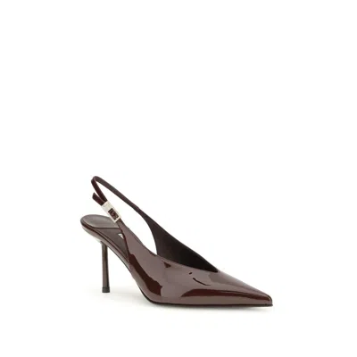 Le Silla Clivage Slingback Heel In Brown