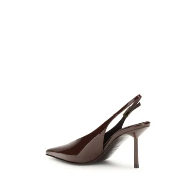 Le Silla Clivage Slingback Heel In Brown