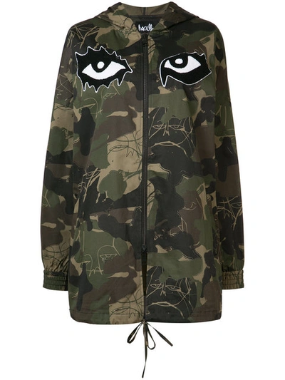Haculla Camouflage Printed Hooded Coat