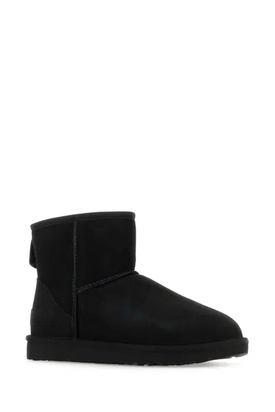 Ugg Classic Ultra Mini Suede Boots For Woman In Black