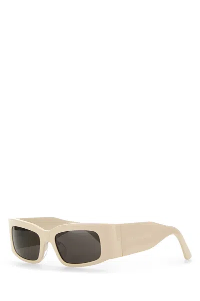 Balenciaga Ivory Acetate Sunglasses In Multi