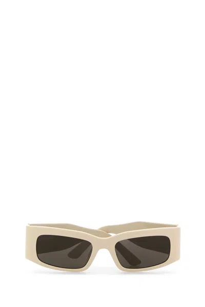 Balenciaga Ivory Acetate Sunglasses In Multi