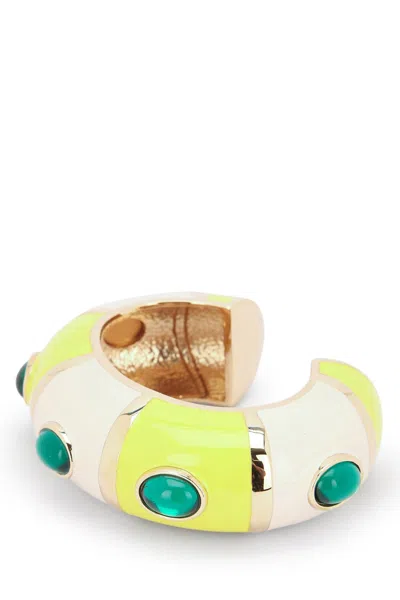 Jacquemus Chunky Gemstone Embellished Bracelet In Multi
