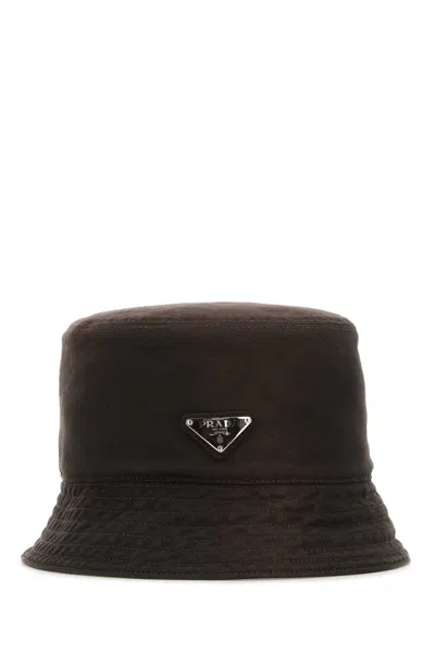 Prada Cappelli Bucket Hat In Brown