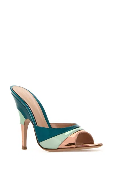 Gianvito Rossi Marea Heel Mule In Multicolor