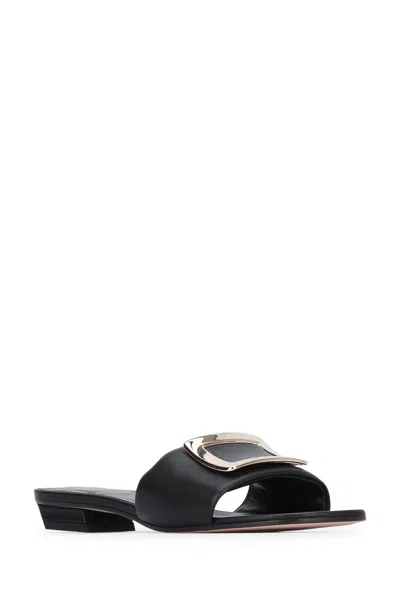 Roger Vivier Mule Mule In Black