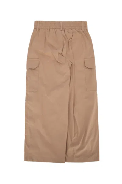 Fendi Kids Multi-pocket Cargo Cargo Pants In Brown