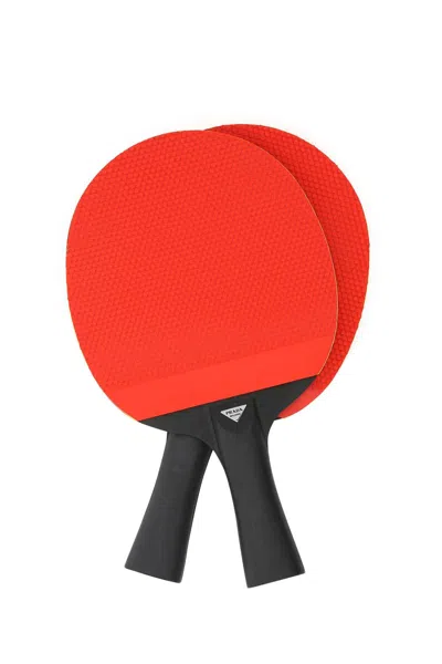 Prada Ping Pong Clutch In Black