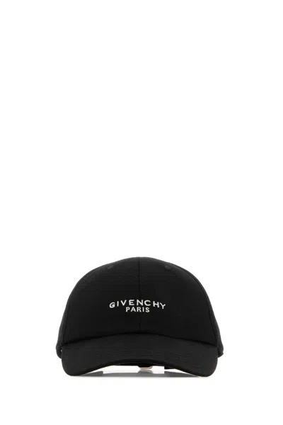 Givenchy Bpz0cap0c4 Logo-embroidered Cotton Twill Baseball Cap In Black