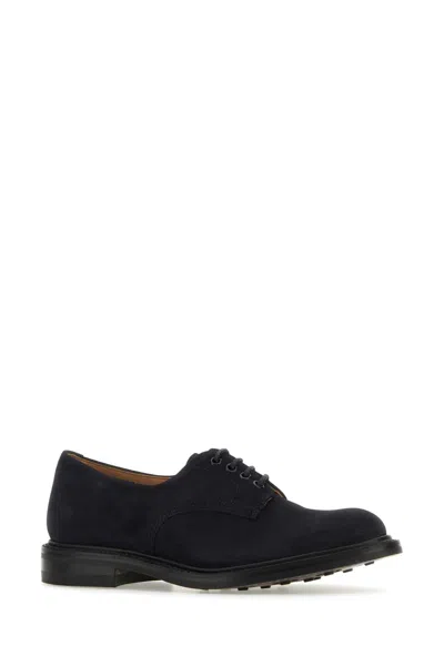 Tricker's Stringate Oxford In Blue