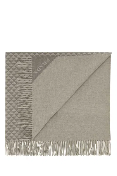 Prada Blanket In Gray