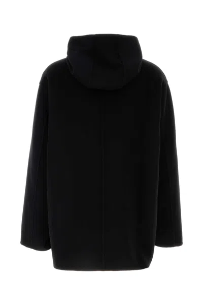 Prada Silk Padded Down Jacket In Black