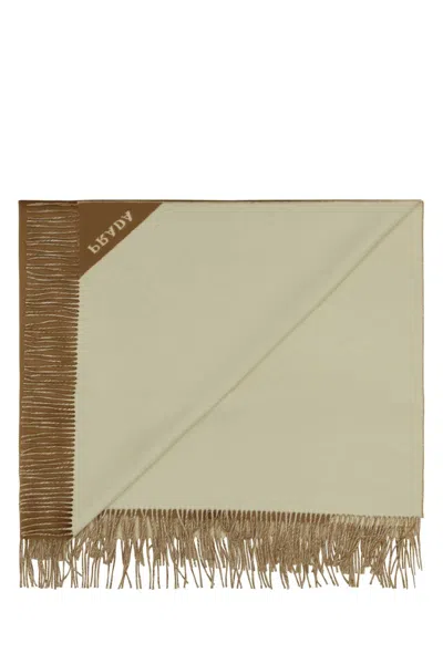 Prada Cashmere Shawl In Brown